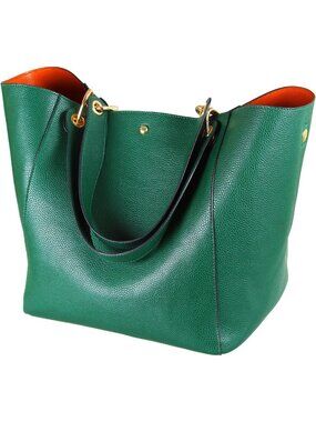 Spacious Large Work Tote Bag for Women | Stylish Big Bucket Handbag Purse